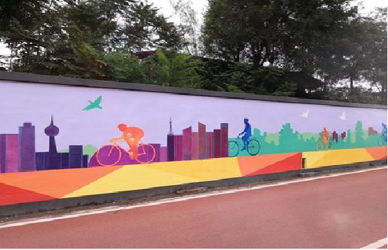 新干县墙体彩绘-围墙