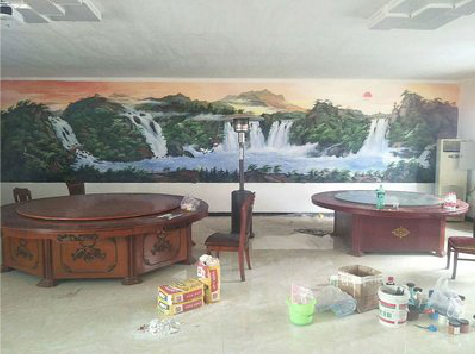 新干县墙绘-写实风景