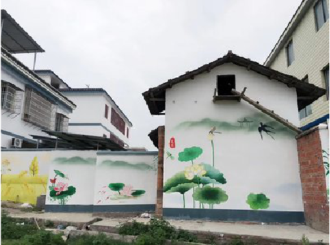 新干县室外墙绘-从选材到保养。