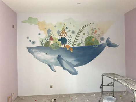 新干县手绘墙的特点及优势。