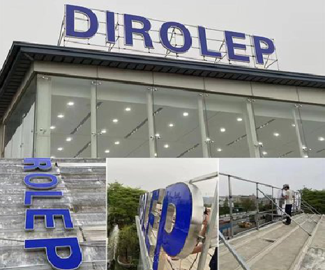 新干县楼顶发光字安装的注意事项。